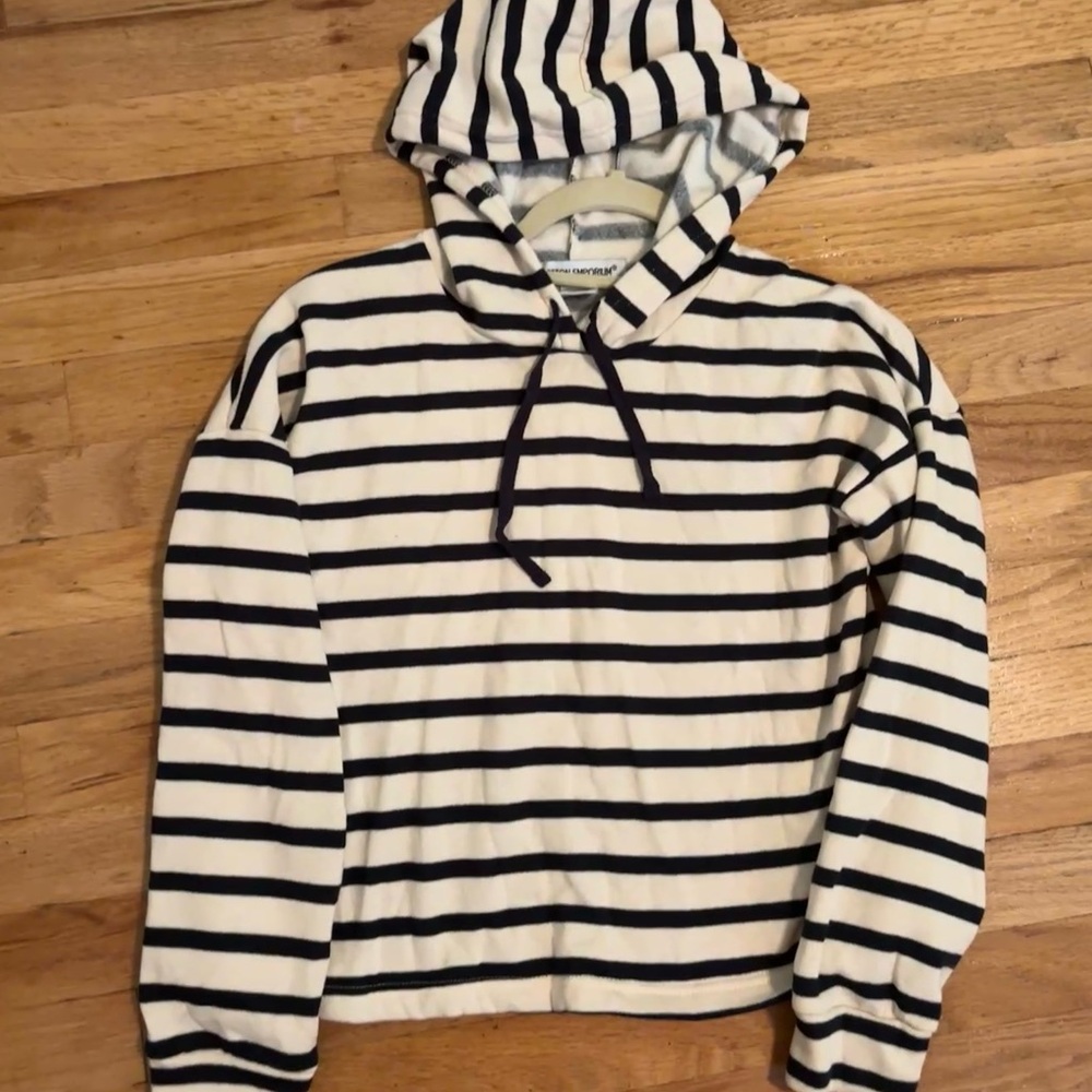 Cotton Emporium SUPER SOFT Striped Hoodie - XS